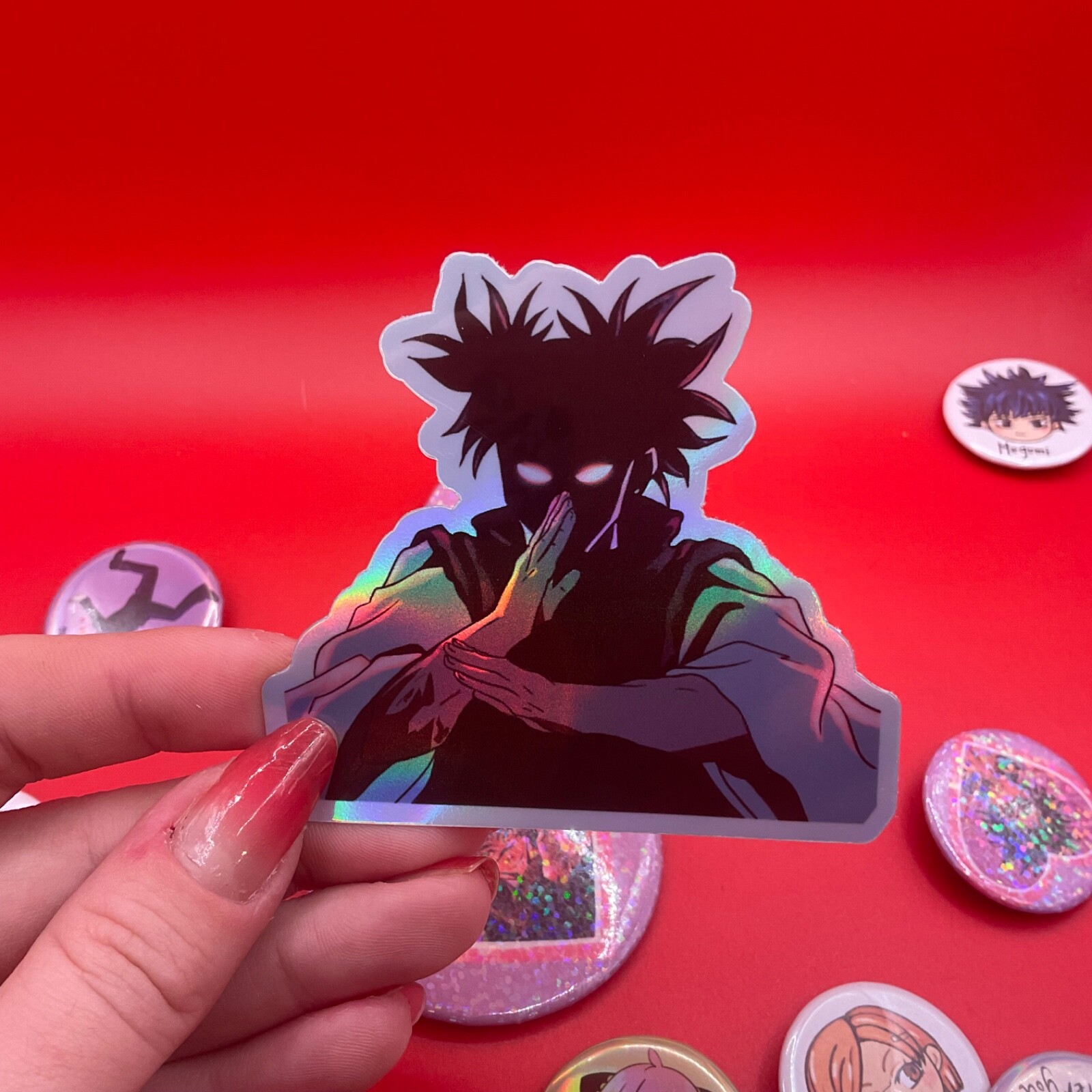 Choso Jujutsu Kaisen Holographic Waterproof Sticker 3 x 2