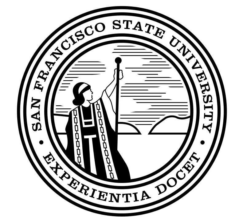 San Francisco State University Sticker Decal R8151