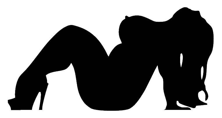 Vinyl Decal Car Truck Sticker Wall Kinky – Thick Chubby Mud Flap Pinup Girl