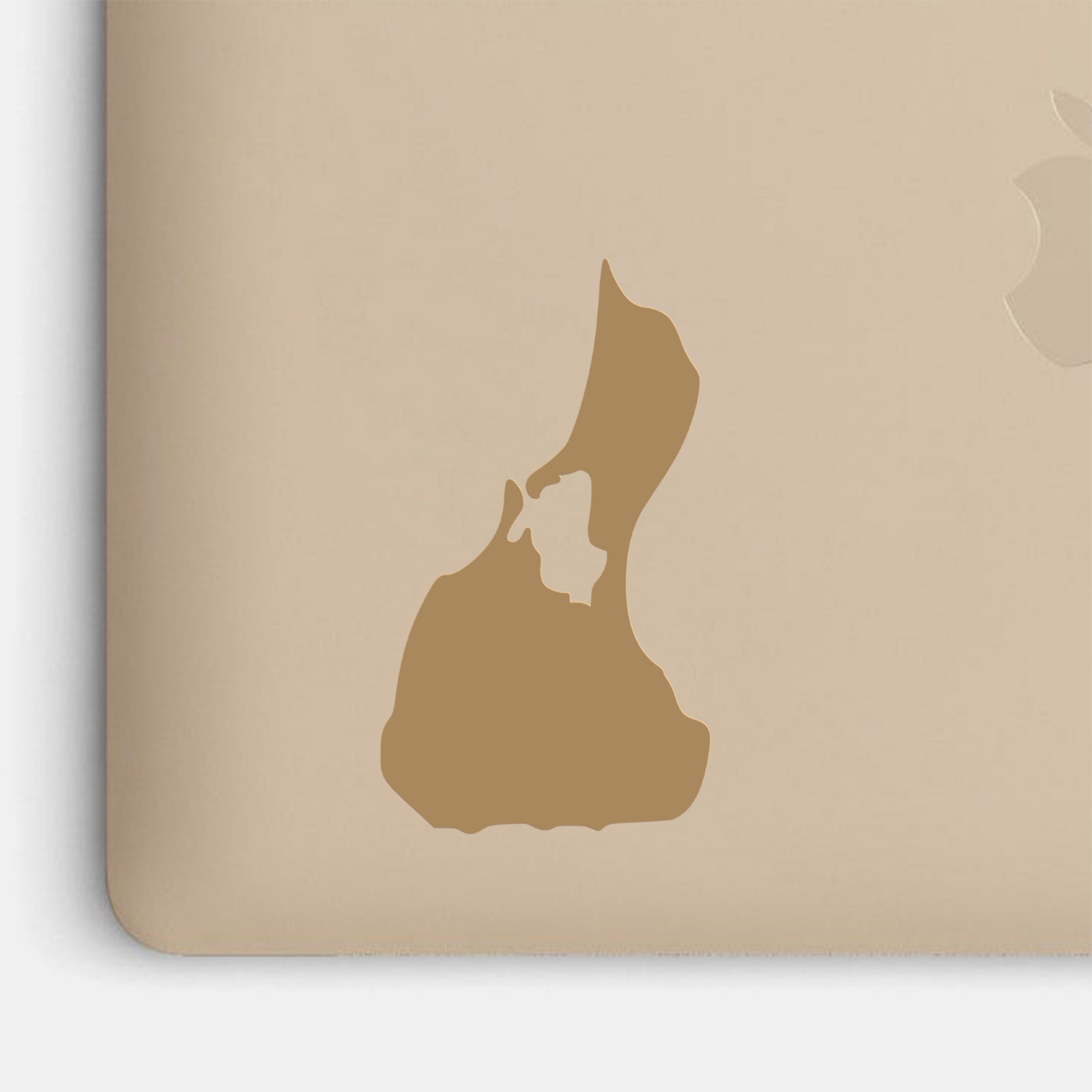 Block Island Vinyl Decal – Rhode Island Map Outline Sticker – Car Truck RV Boat