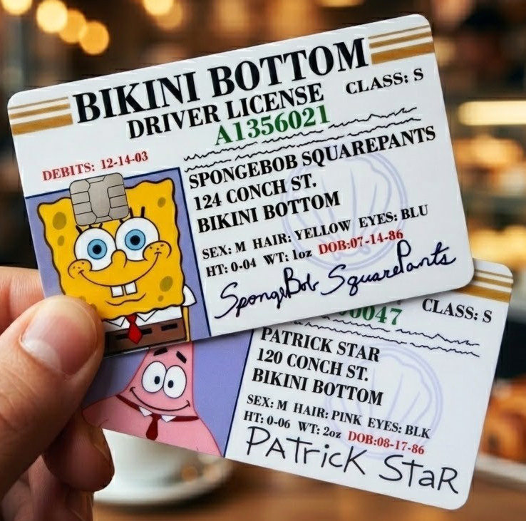 Bikini Bottom Credit Debit Card Skin Cover Sticker Chip Funny Decal – 2 Pack