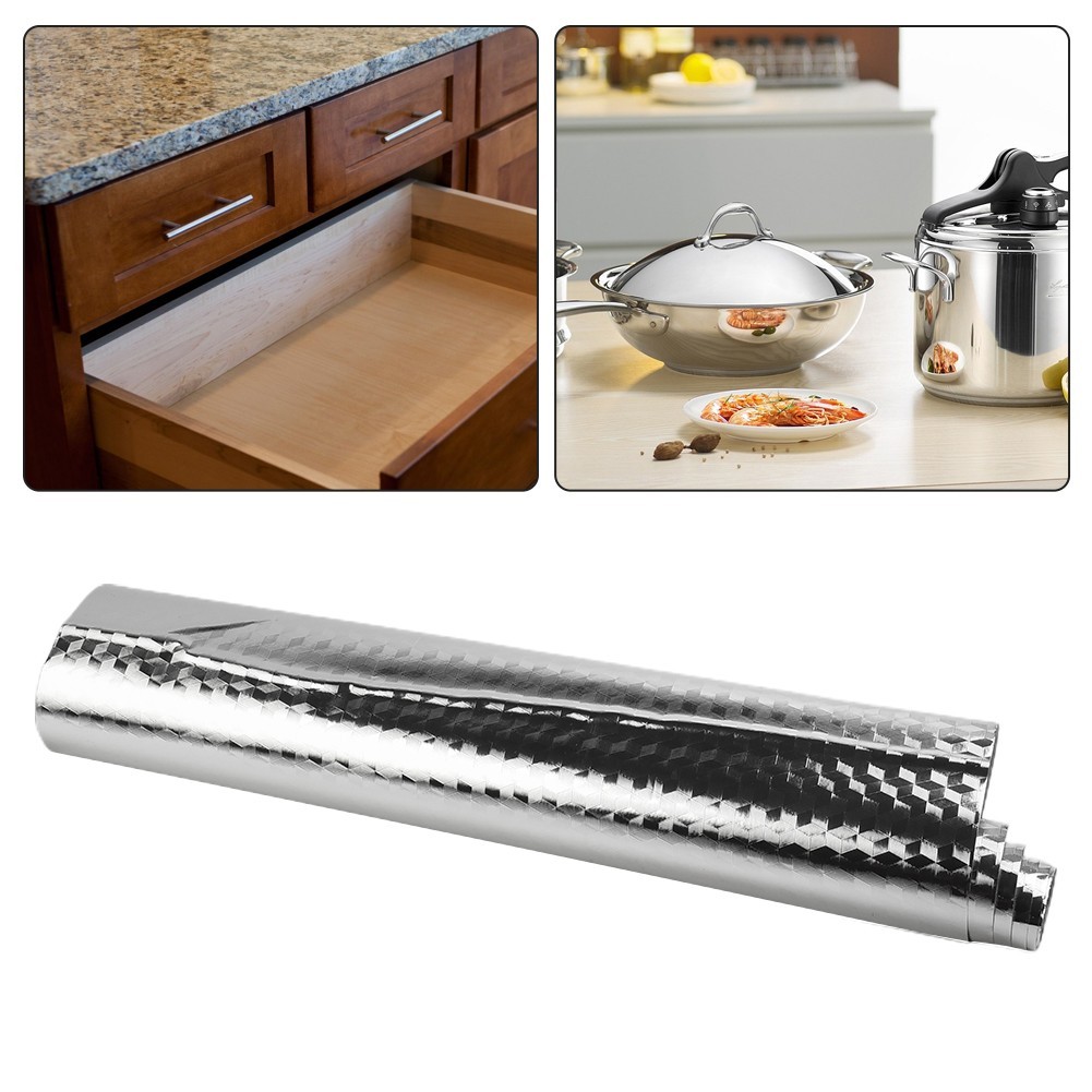Easy to Apply Kitchen Countertop Sticker Oilproof & Waterproof 5M Length