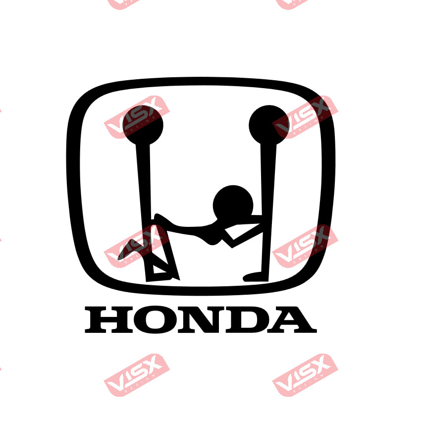 Honda Xxx Civic Accord CRV Car Decal Sticker Bumper Auto Vinyl Vehicle Graphic