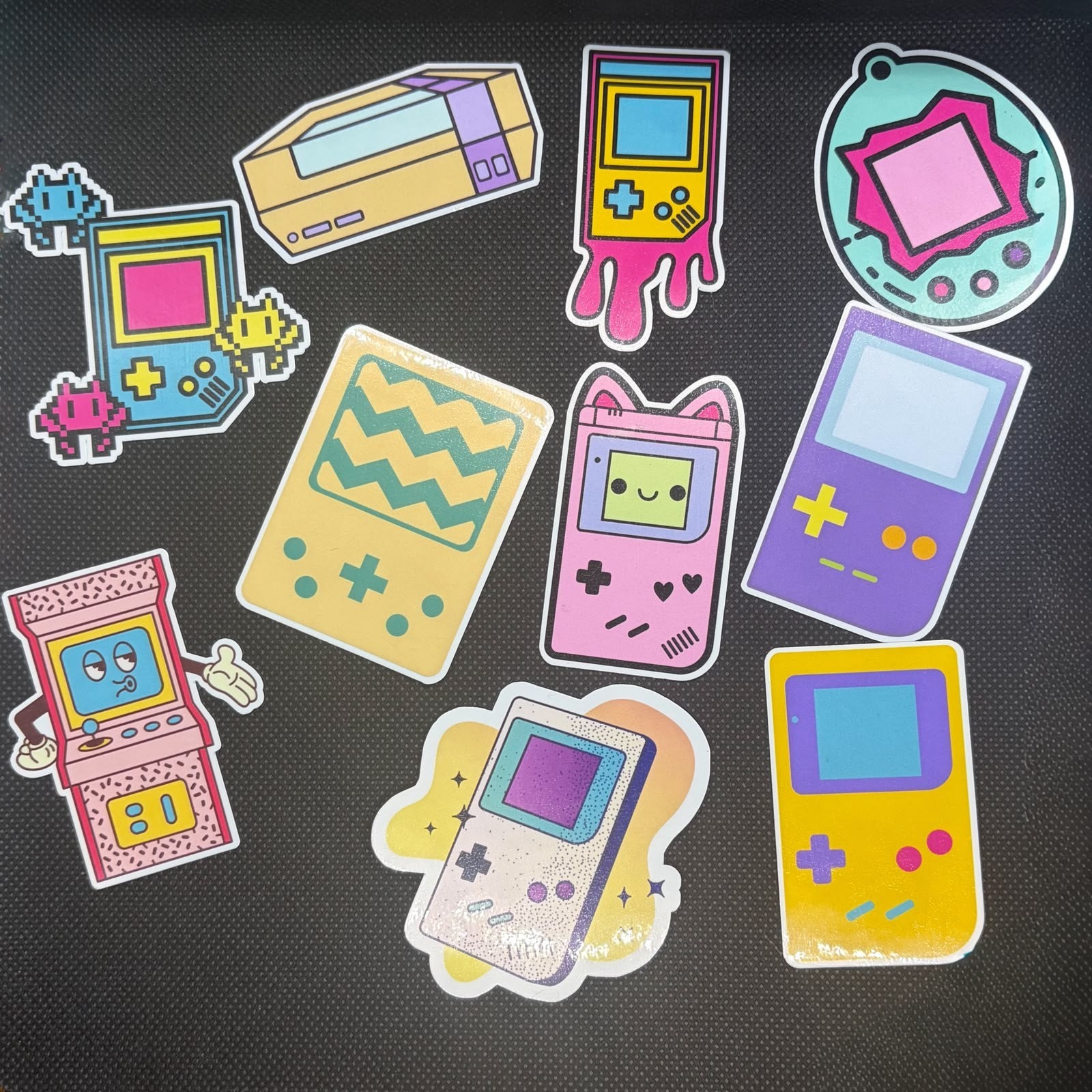 Retro Gaming Sticker Pack 10pc | Video Game Vinyl 2.5" Stickers