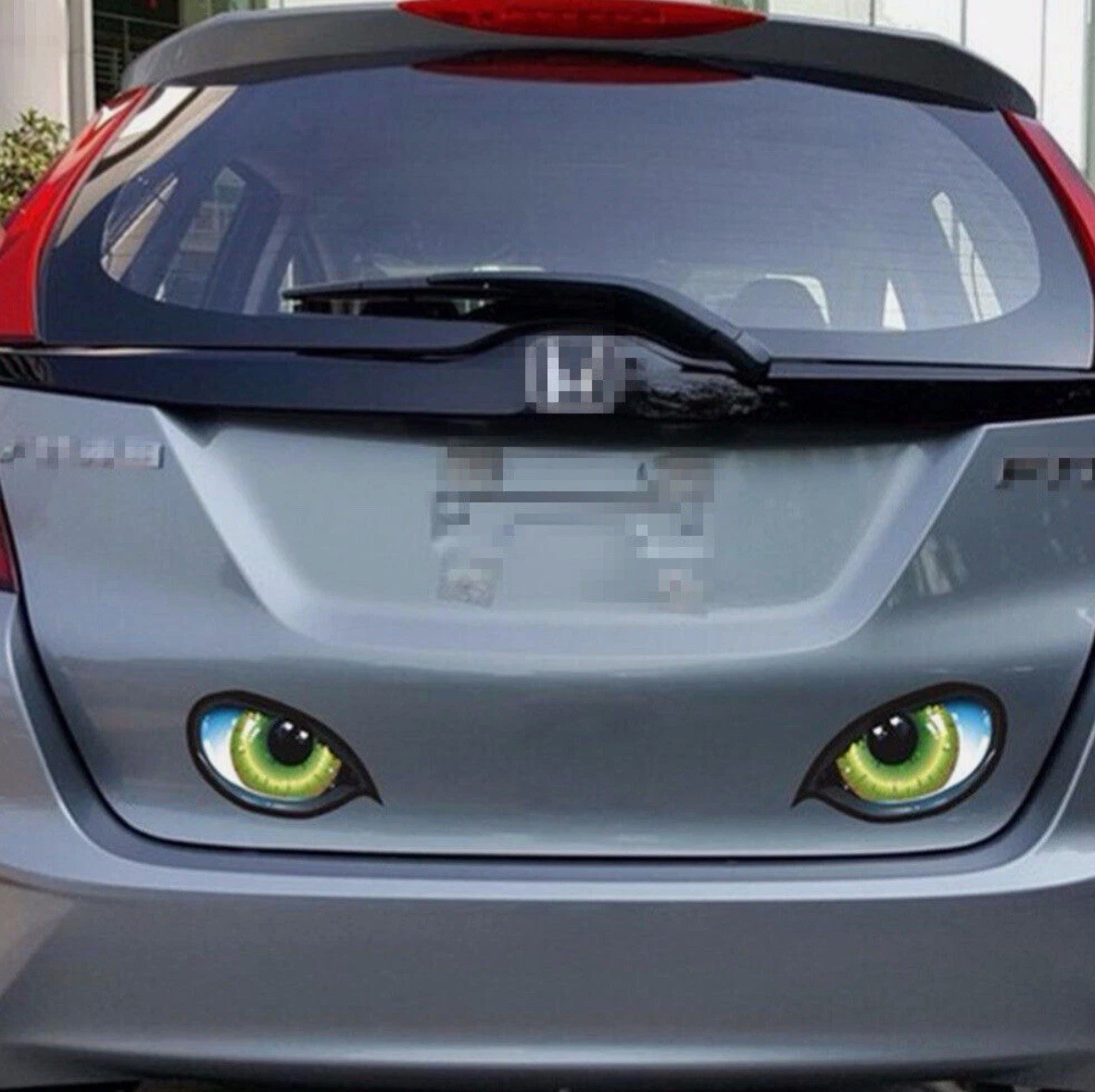 2PCS Cat Eye Stickers For Car Reflective Decal Mirror Sticker