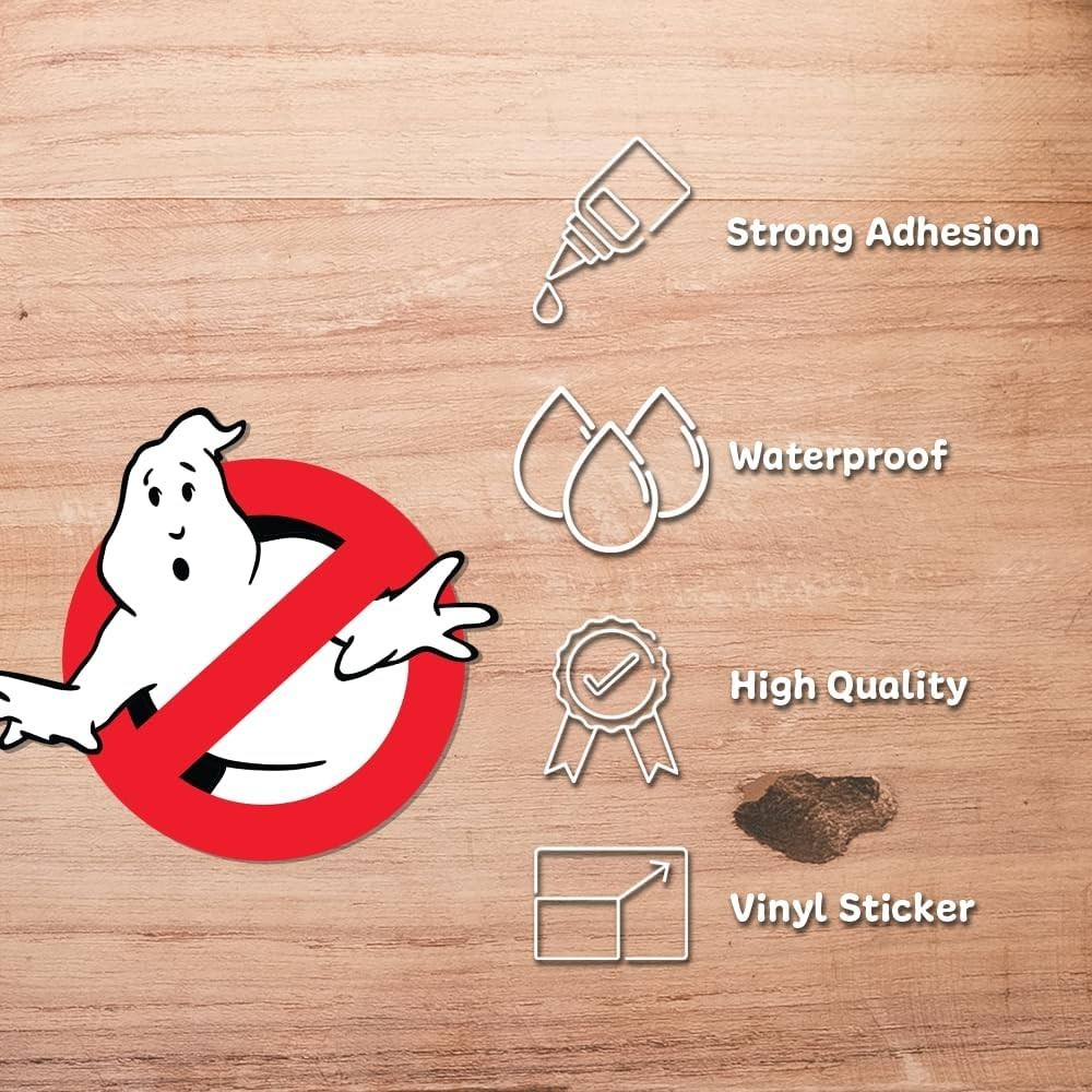 Ghostbusters Movie Cartoon Vinyl Sticker MacBook Water Bottle Car Decal 4"x3.4"