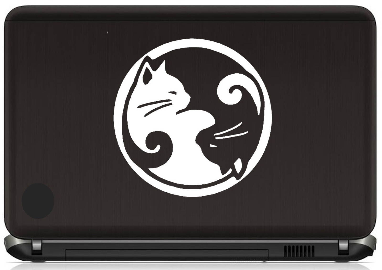 Cat Yin Yang Decal Sticker for Car Truck SUV Van Laptop Mirror Surface Art B1126