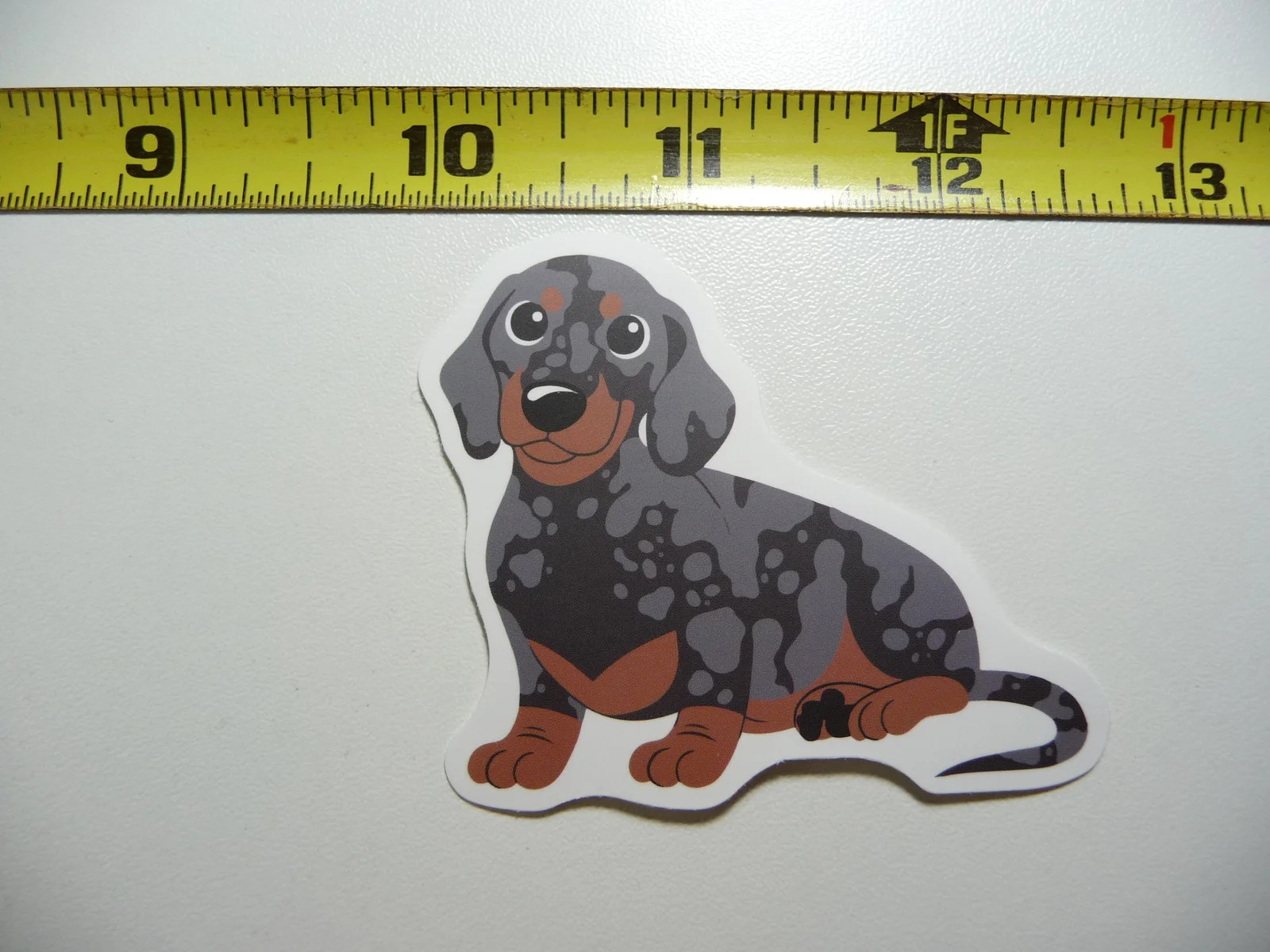 DACHSHUND DAPPLE VARIATION SMALL STICKER DECAL DOG PET DOXIE WIENER LOVE LOVER