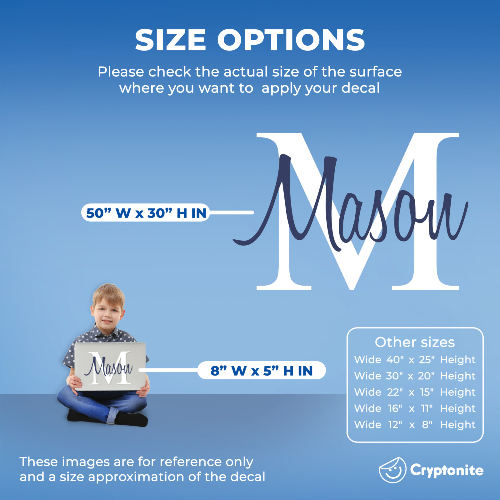 Customize Your Name & Initial For Baby – Wall Decal for Home Bedroom Decoration