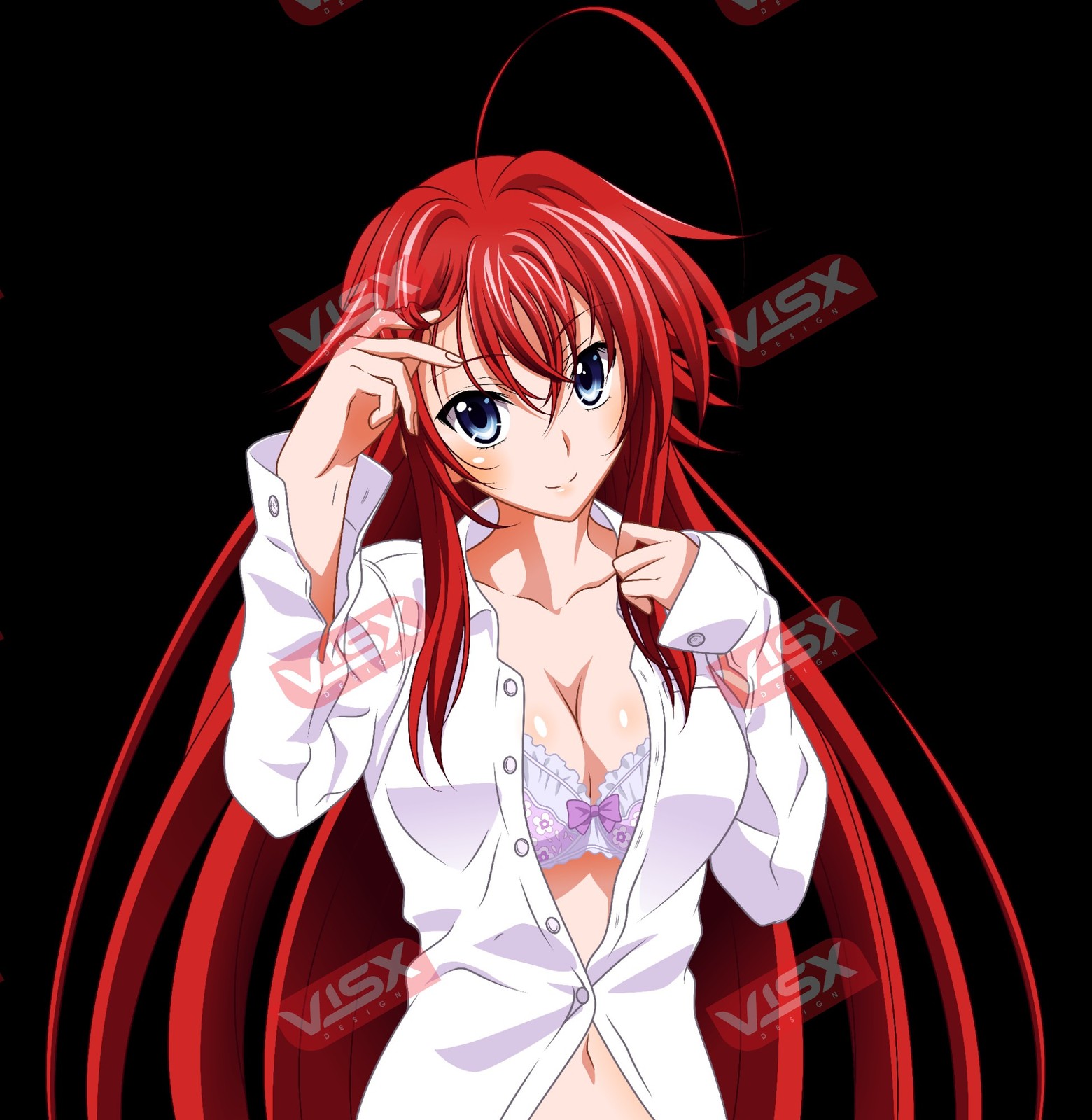 Rias Gremory 2 High School Dxd Anime Bumper Sticker Peeker Car Decal Auto Vinyl