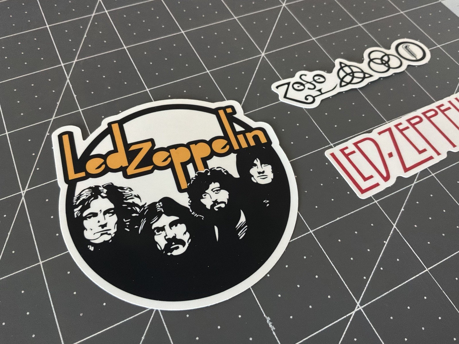 Led Zeppelin Stickers 3 Sticker Lot 3”