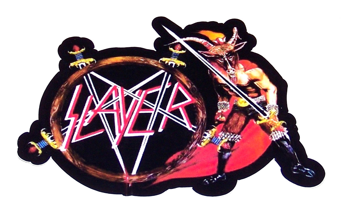 SLAYER – Logo LARGE Die Cut Sticker Decal Official Heavy Metal Music Band