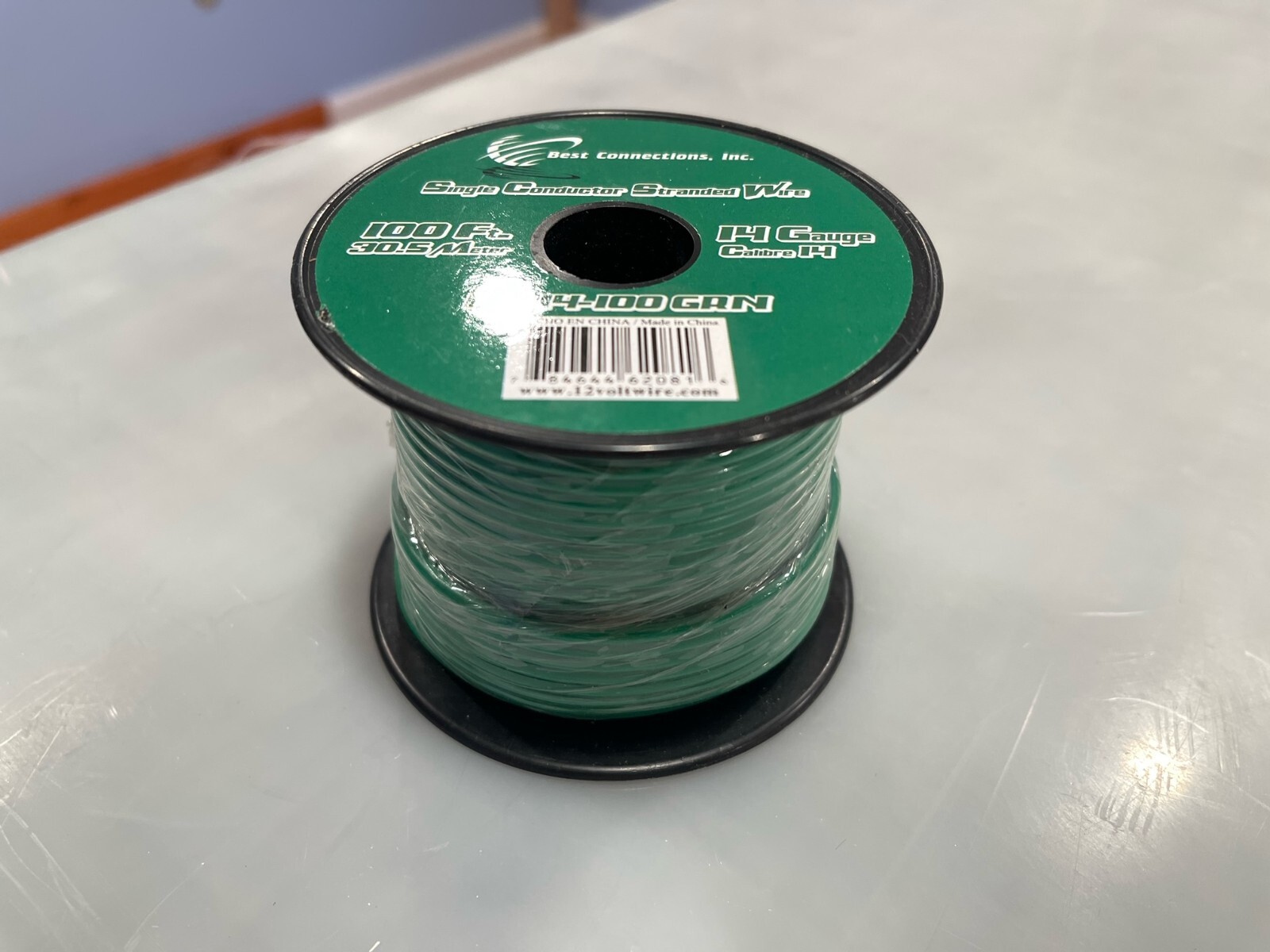 Best Connections 14 Gauge 100' Single Conductor Stranded Wire Many Colors Avail.