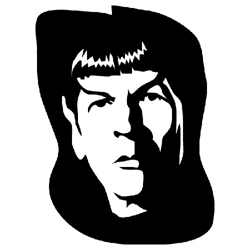 Vinyl Decal for Window – Star Trek, Spock