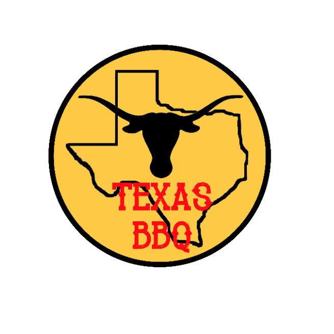 BBQ (Texas) – 4" Car Vinyl Decal Laptop Cooler Trailer Golf Cart Beer Fridge Bar