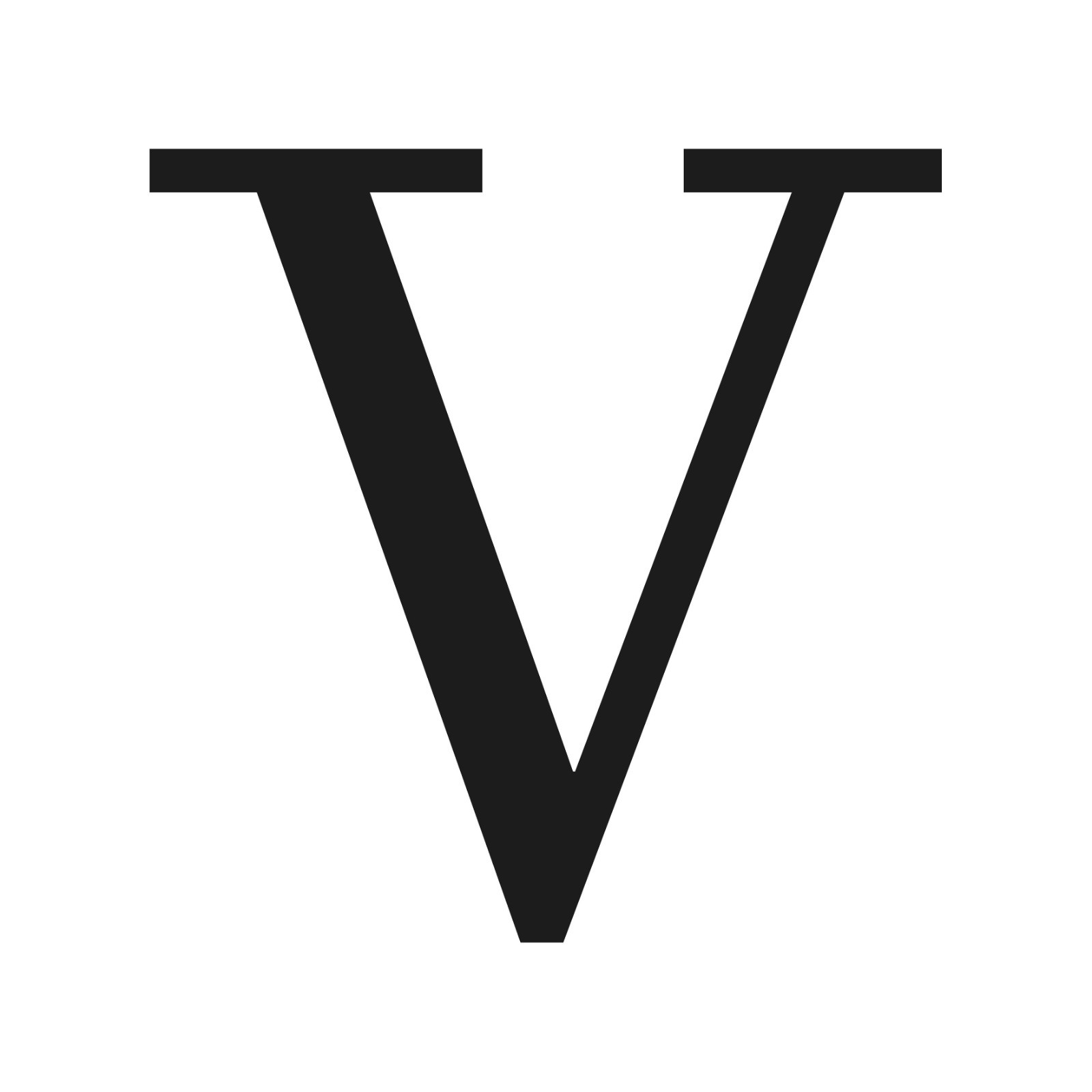 Roman Number 5 V Five Vinyl decal Numeral Rome font Sticker