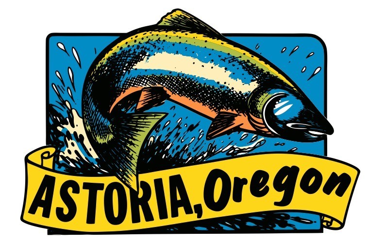 Astoria, Oregon Vintage Style Sticker Decal R8631