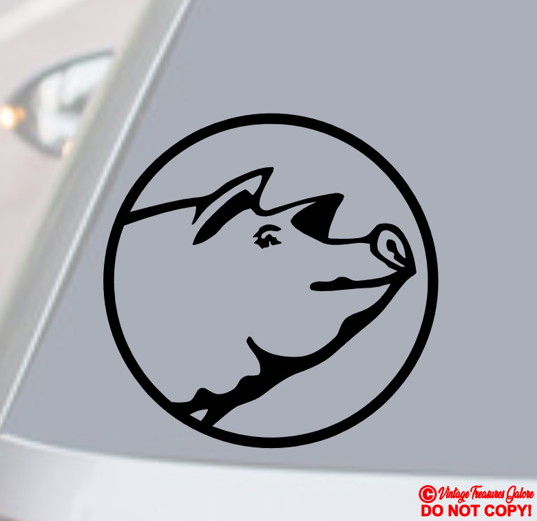 PIG Vinyl Decal Sticker Car Rear Window Wall Bumper SWINE FARM ANIMAL BACON JDM