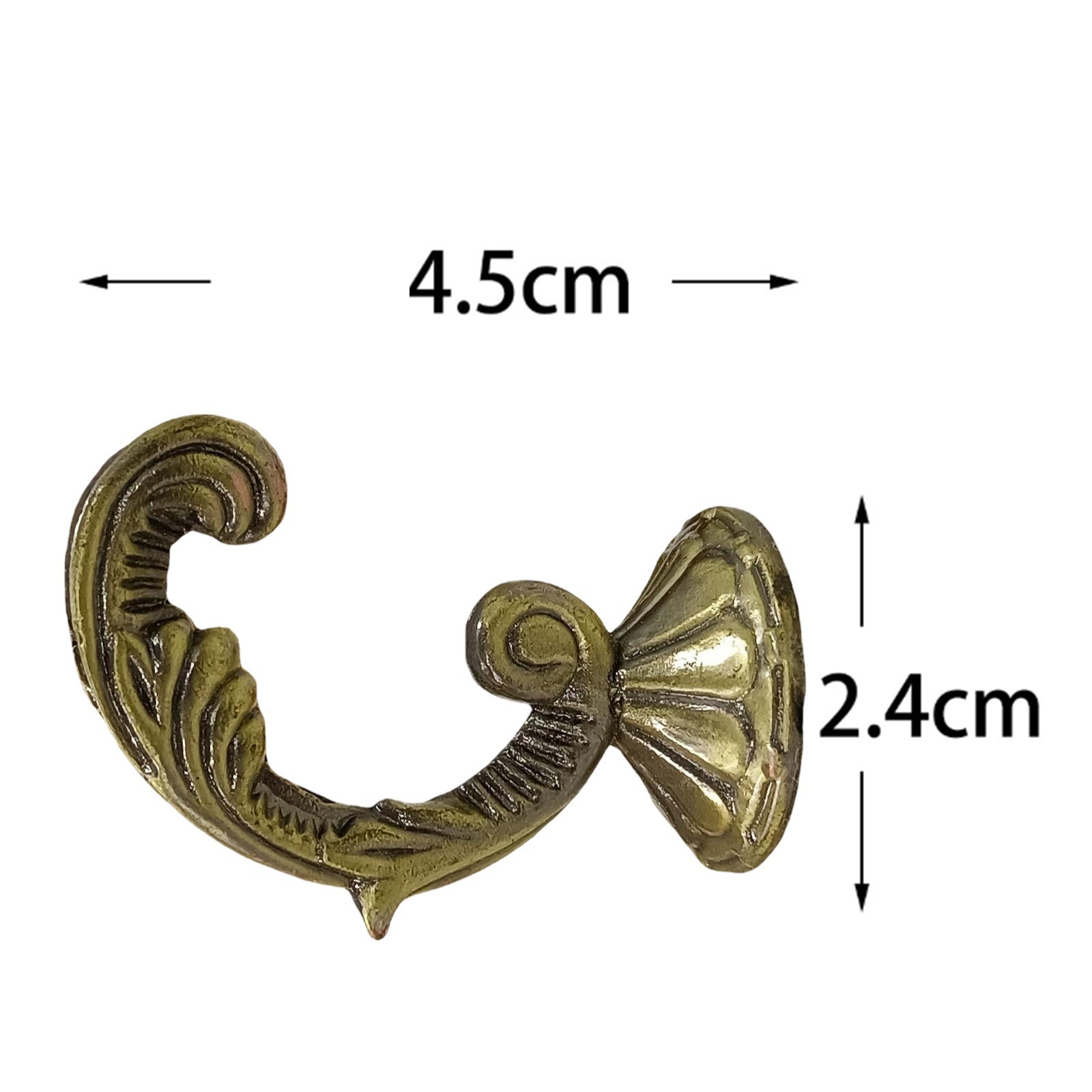 Wall Hook Zinc Alloy Rust Resistant for Home Office Bathroom Kitchen Mounting