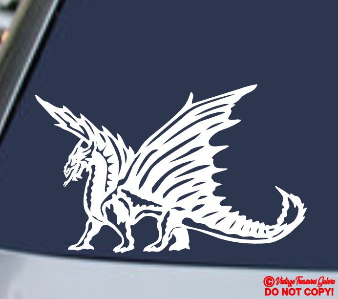 DRAGON Vinyl Decal Sticker Car Truck Window Wall Bumper MYTHOLOGICAL CREATURE