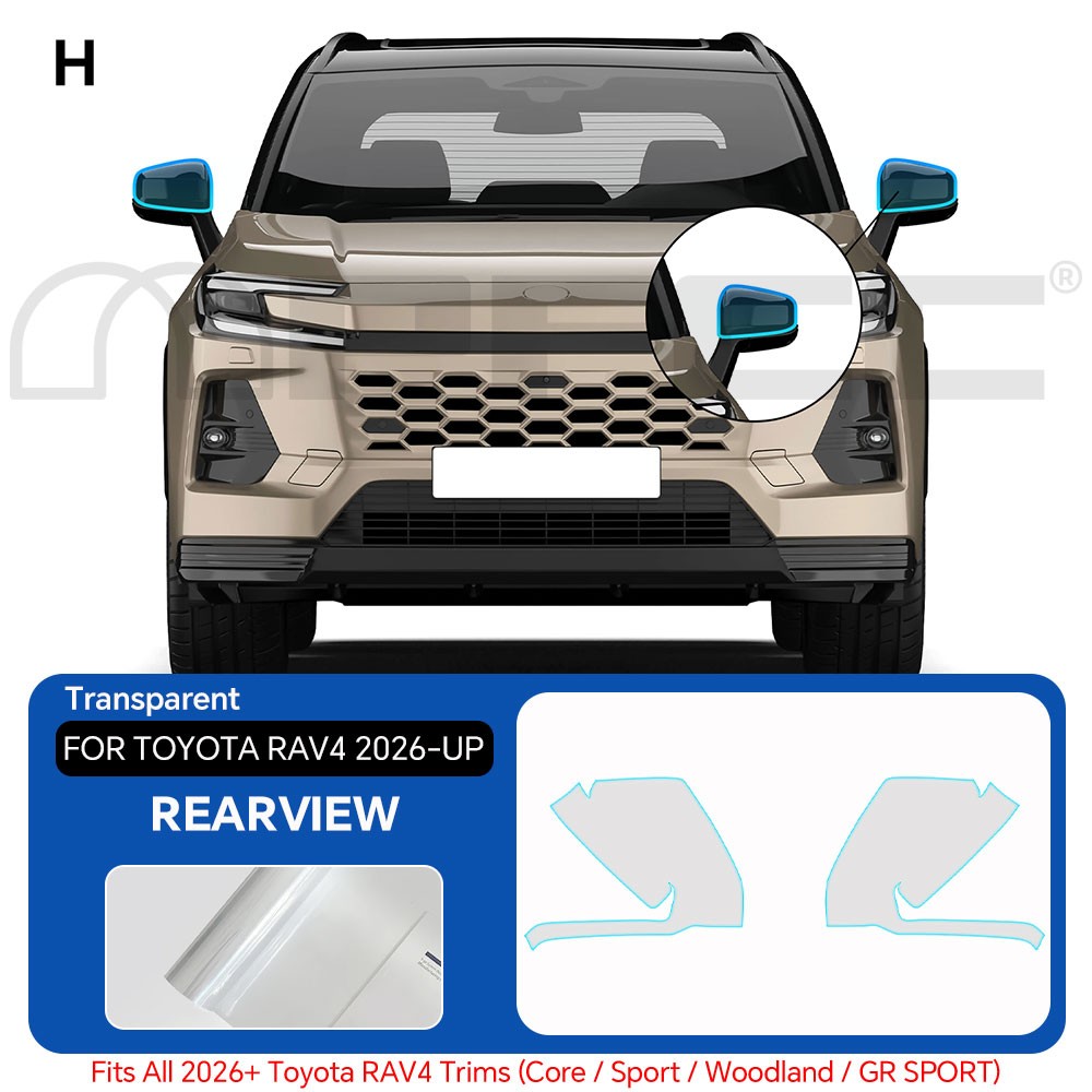 Full Car For Toyota Rav4 2026 Precut Paint Protection Film Clear Gloss PPF TPU
