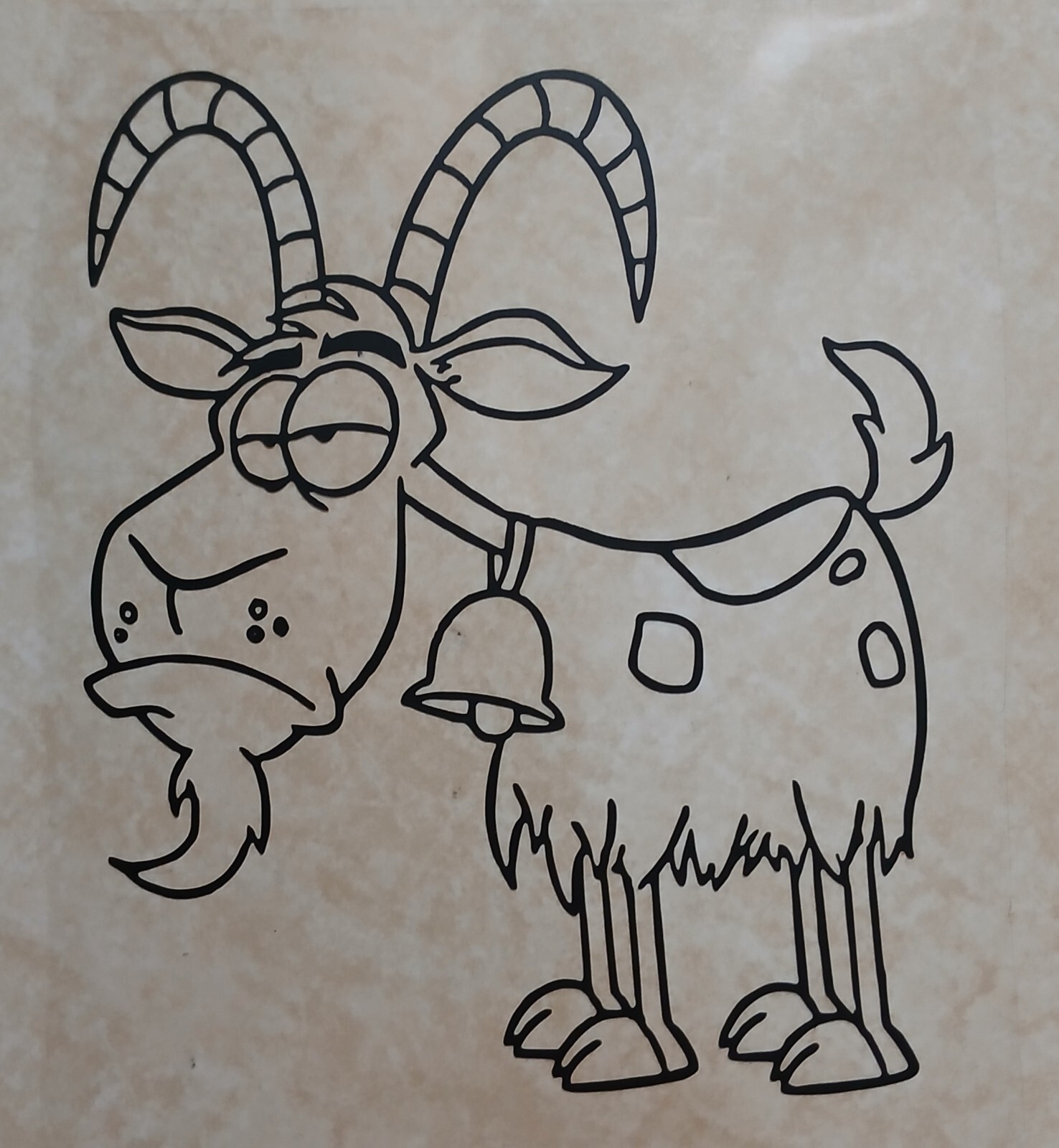 Grumpy Goat Decal