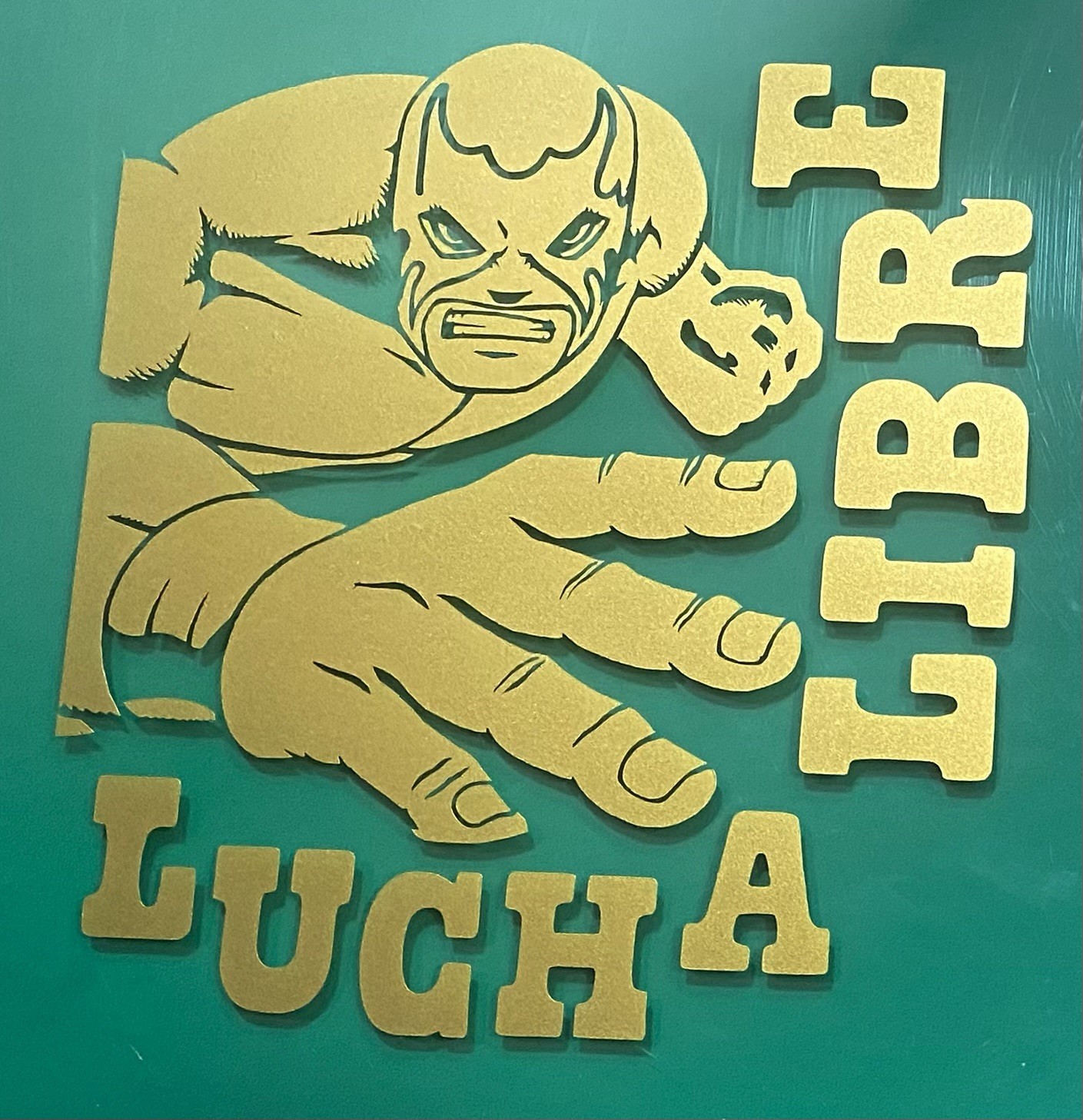 LUCHA LIBRE, wrestling Sticker, Decal Vinyl for Laptop , Desk, Window, Helmet