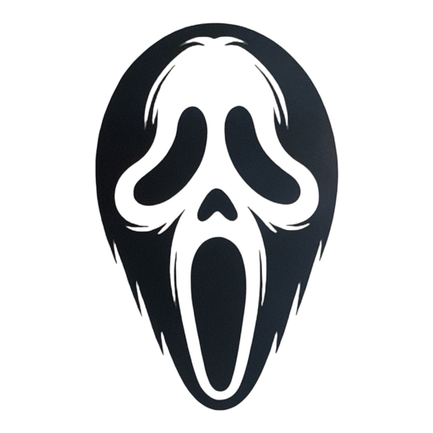Yelling ghost Decal for car Windows Laptops most Smooth Surfaces
