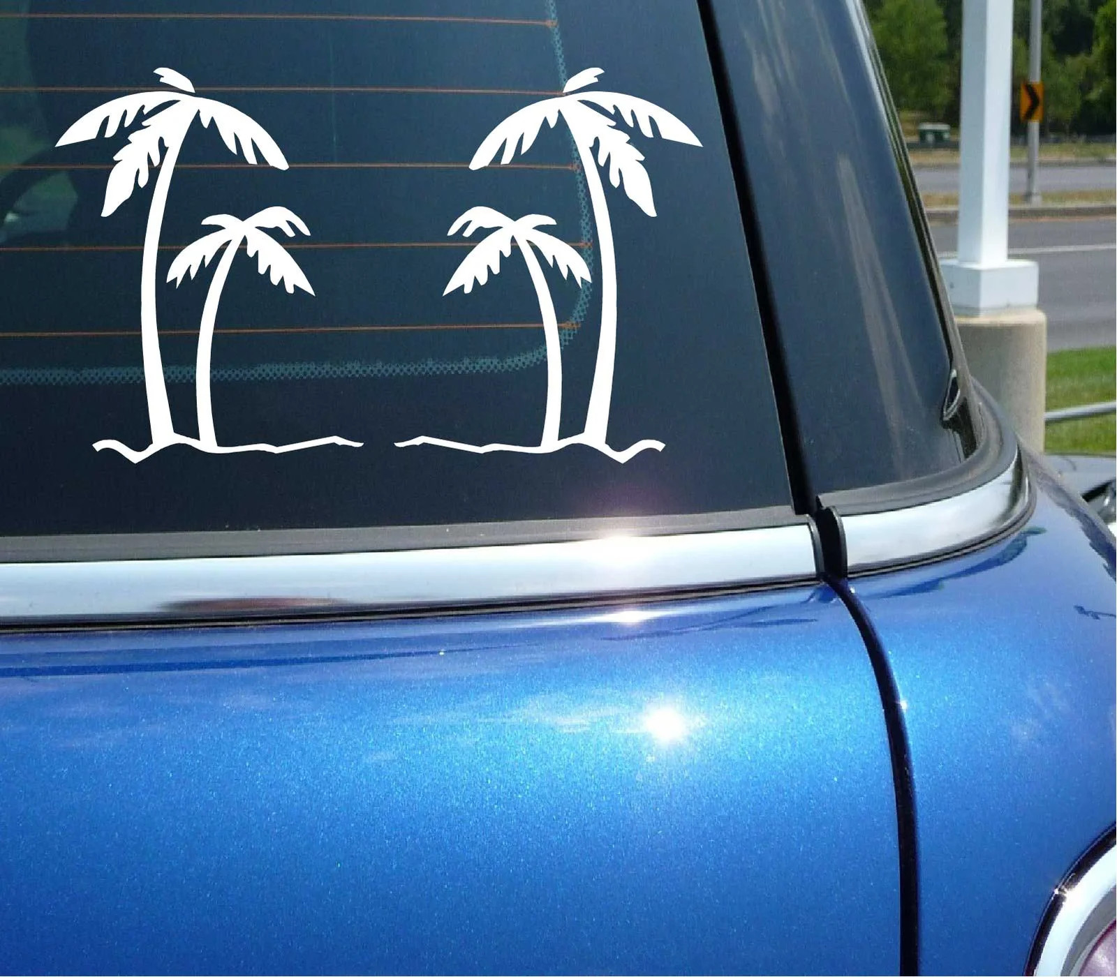 PALM TREE SET #1 STICKER DECAL BEACH OCEAN TROPICAL ISLAND CAR WINDOW WALL
