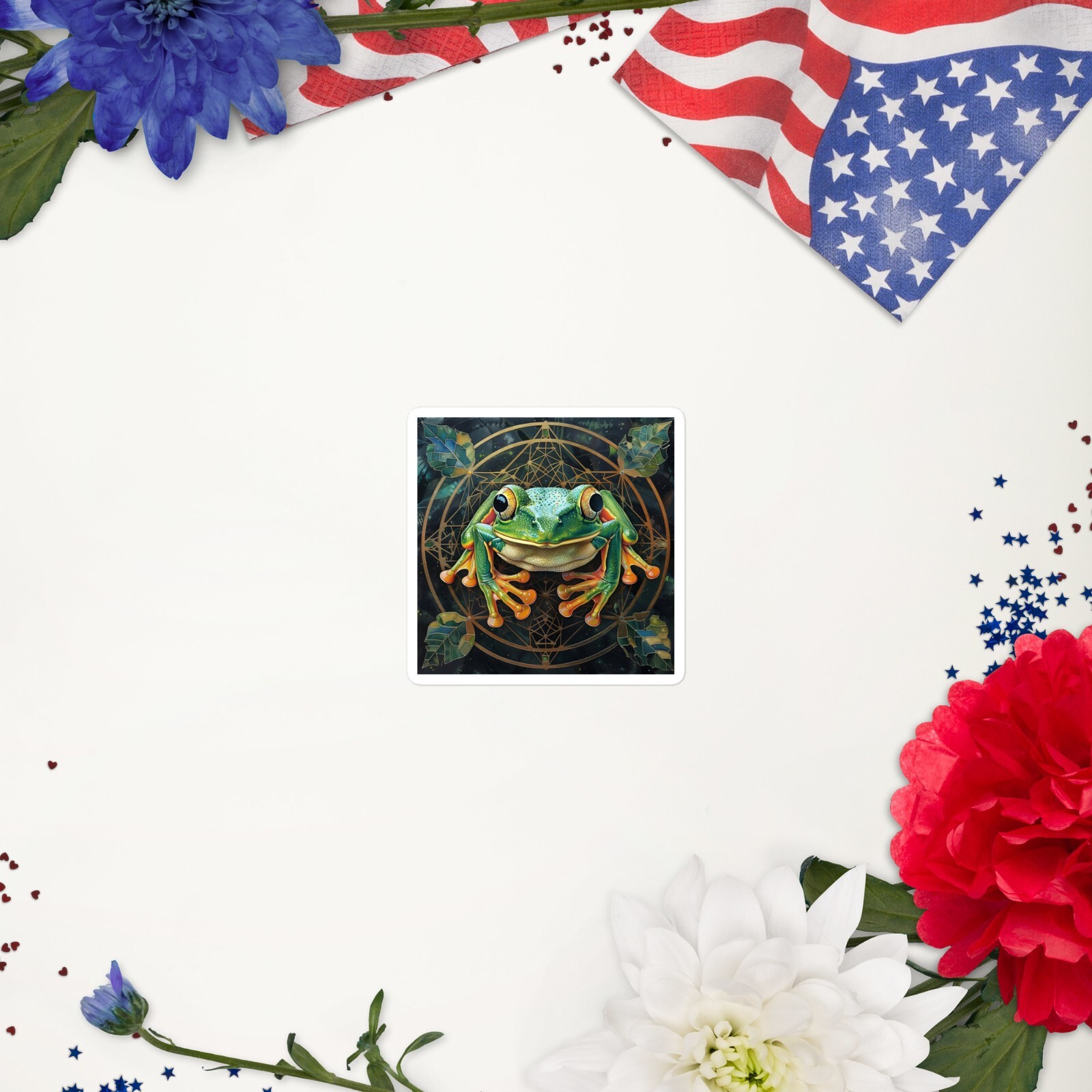 World of Wilds – Frog Lookin' at You – slappin' sticker
