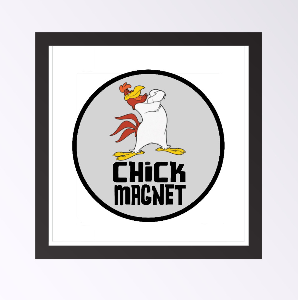 Cartoons – Foghorn Leghorn – 4" Vinyl Decal Handmade Vehicle Laptop Cooler Truck