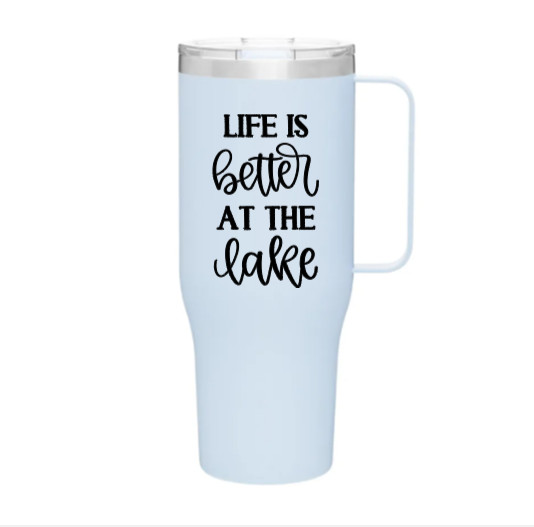 Life Is Better At The Lake Vinyl Decal Bumper Sticker Car Truck Window Wall Art