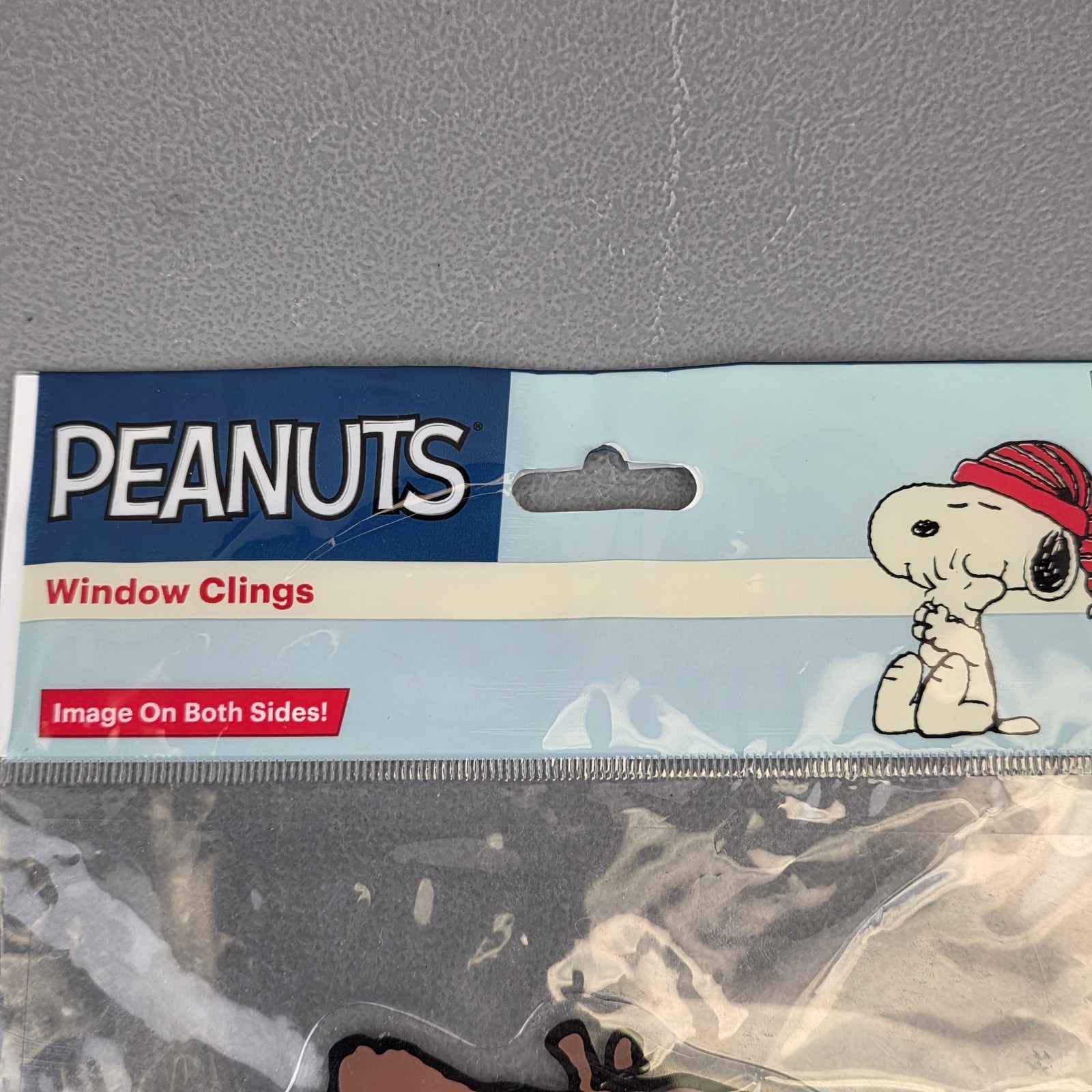 Peanuts Charlie Brown Christmas Window Clings Set of 2 Holiday Decor Reusable