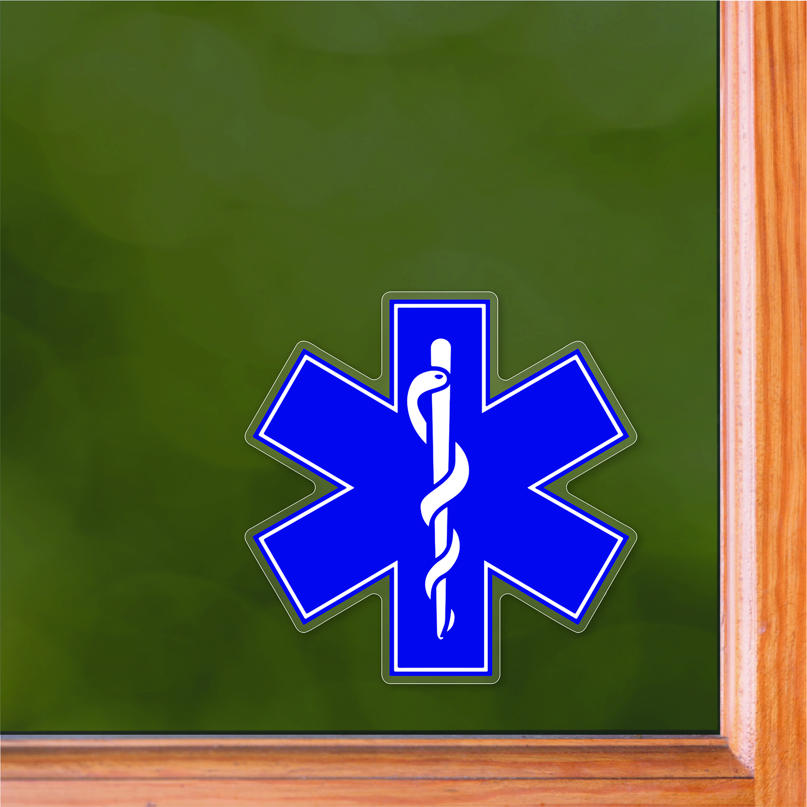 Star of Life Front Static Cling