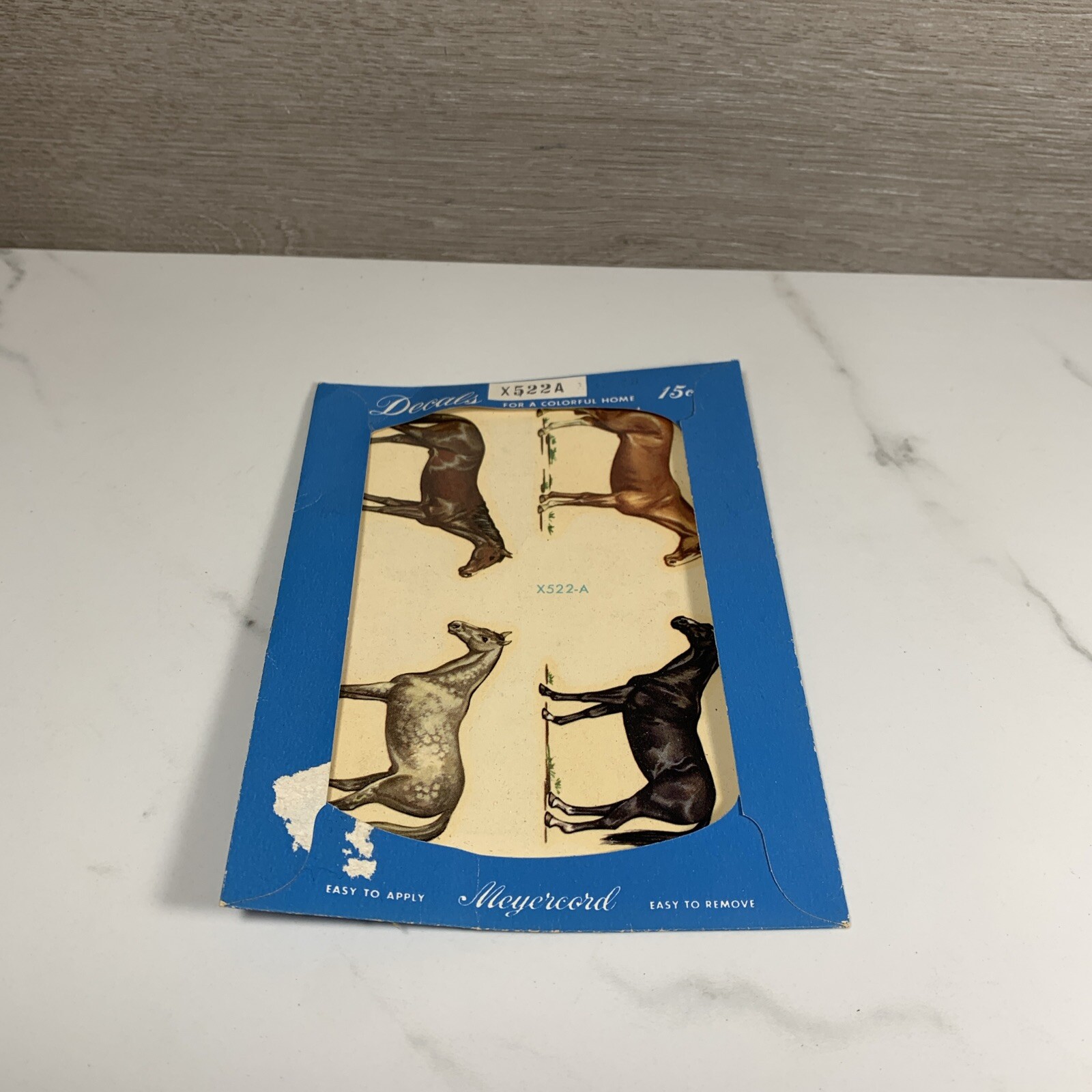 Charming Vintage Meyercord Horse Wall Decals *New in Package*