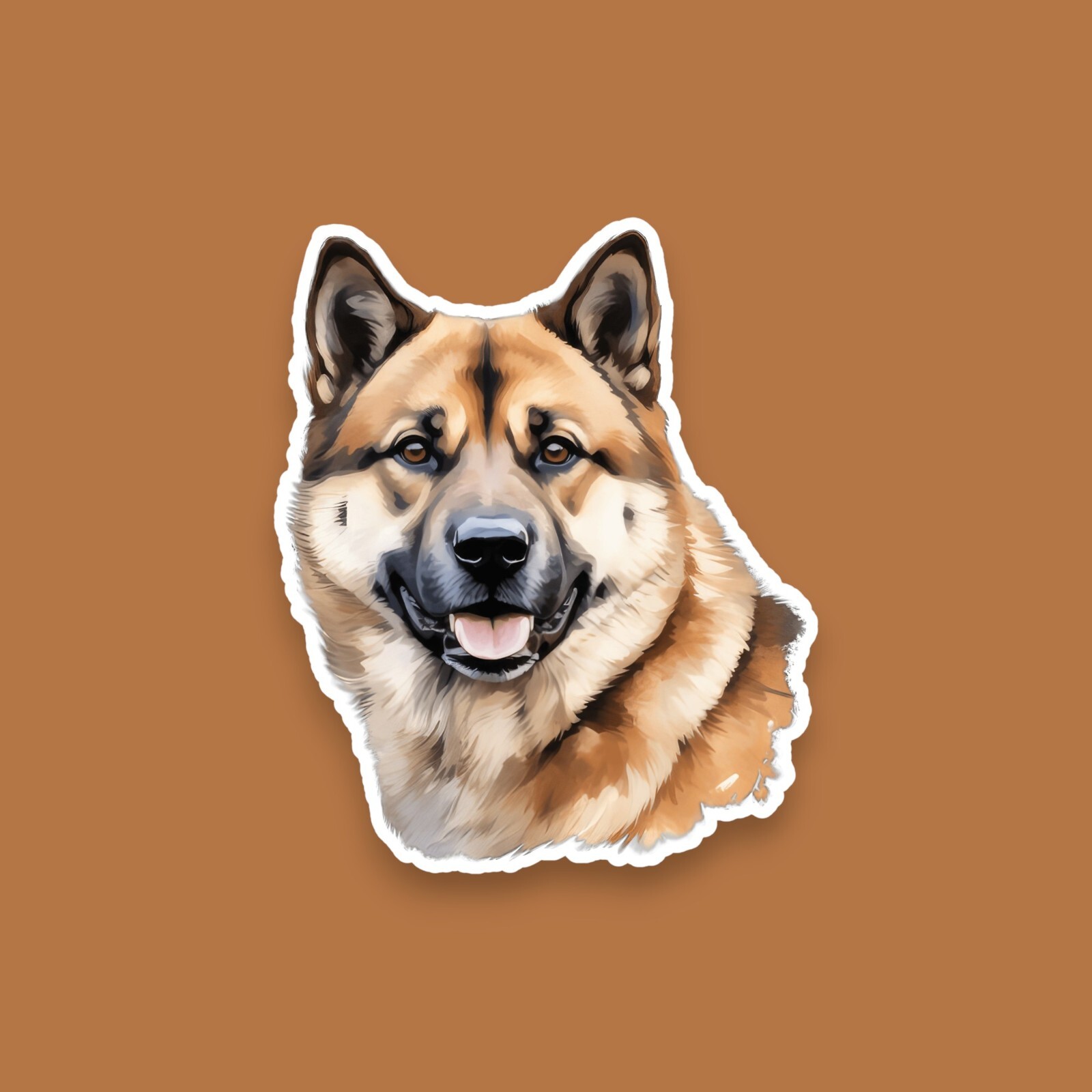 Dog Breed Glossy Stickers 4x4in part #7