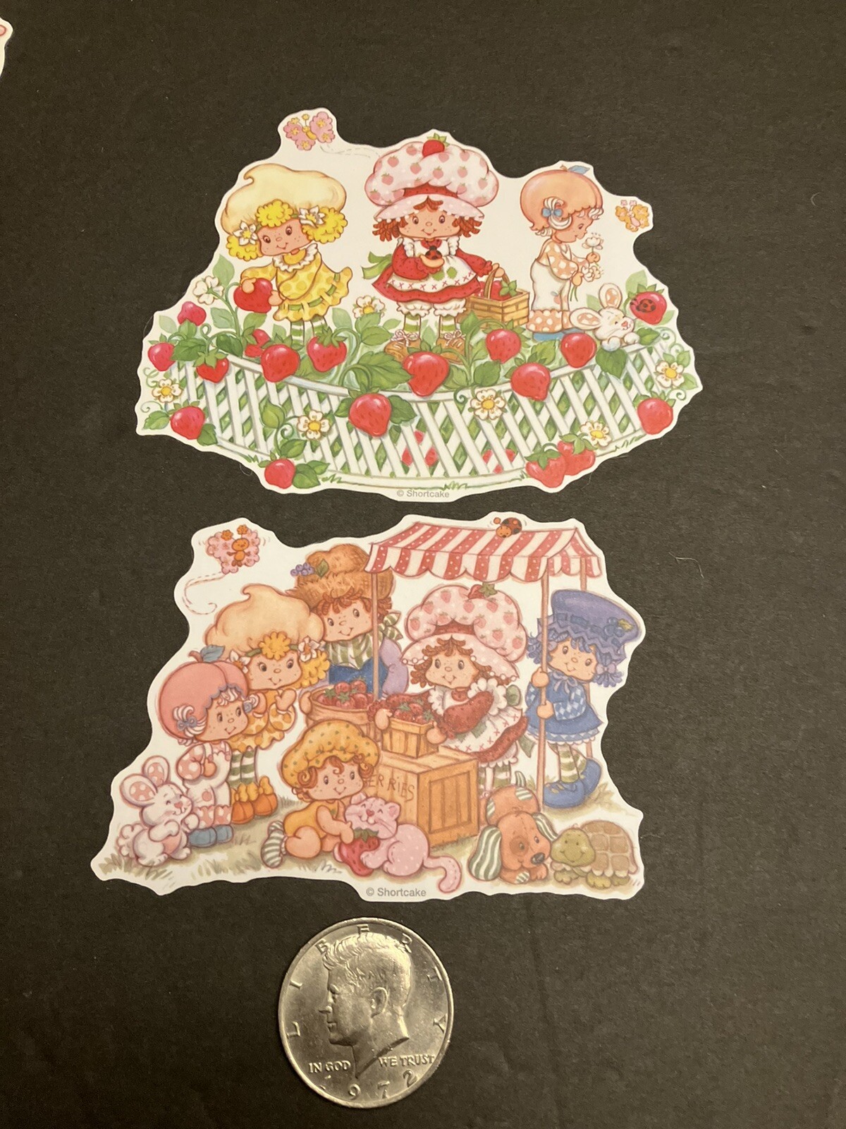 Strawberry Shortcake Matte Retro Vintage Design Stickers Pack Of 40 New