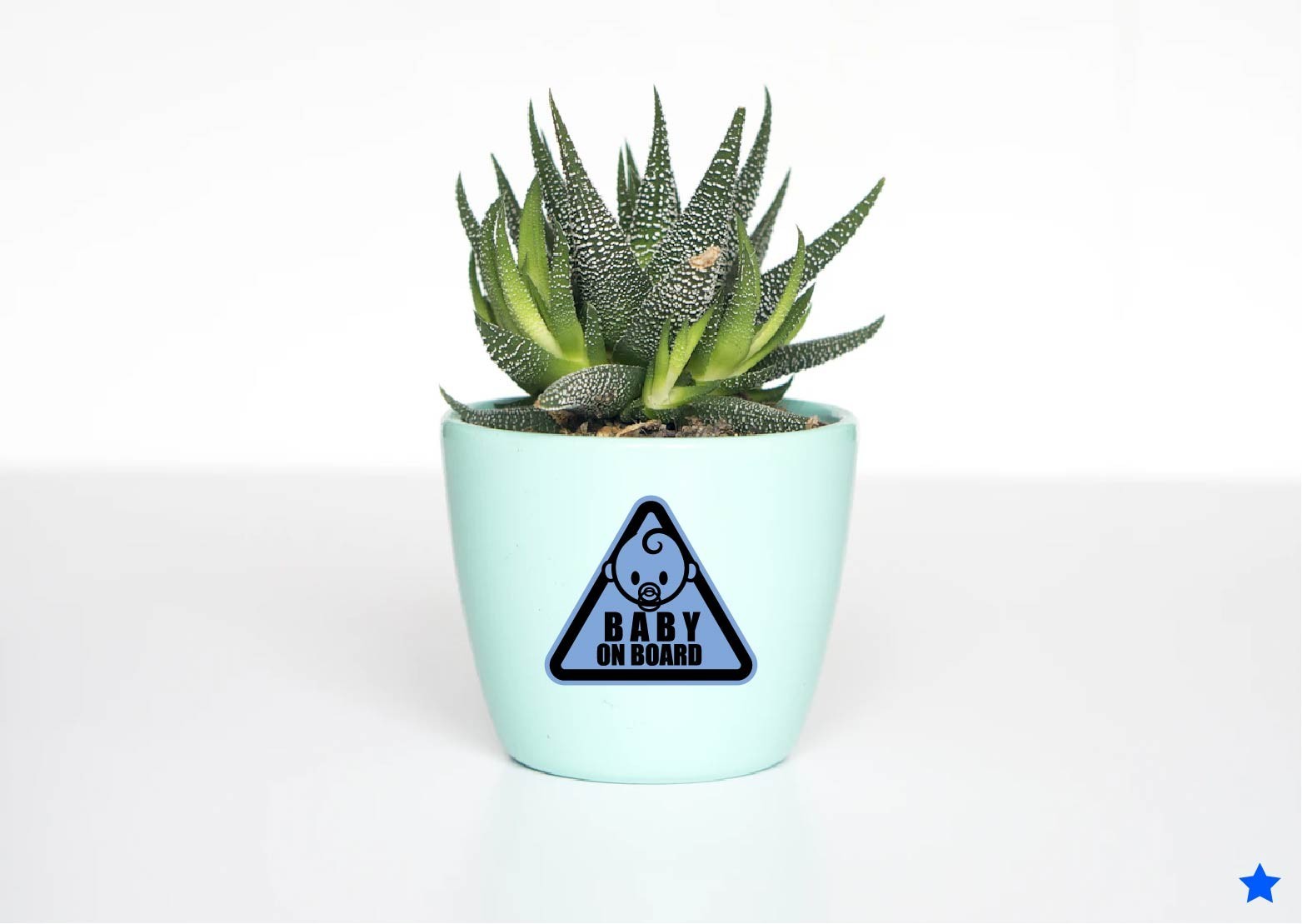 Baby On Board Triangle Decal Sticker Kids Parenting Car Warning Safety Drive Slo