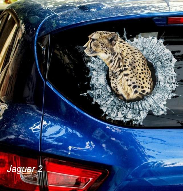 LARGE-SIZED CAR DECALS – JAGUAR – 5 CHOICES