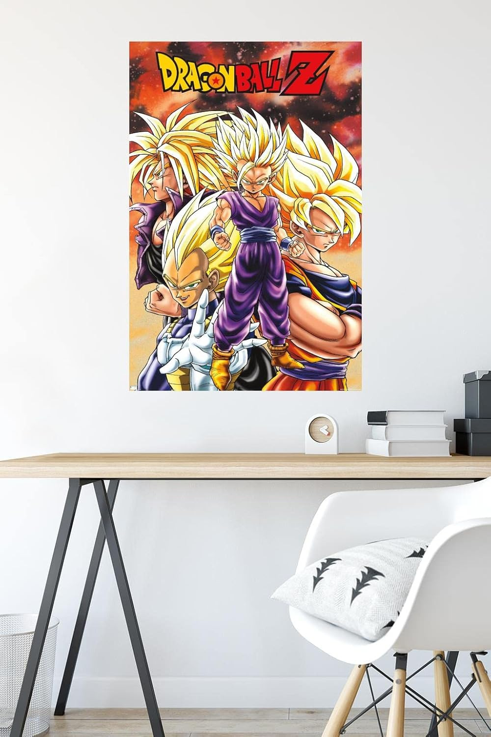 Dragon Ball Z – Saiyans Wall Poster, 34L" X 22.4W", Unframed Version