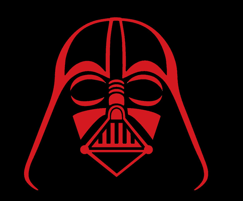 DARTH VADEN HELMET LORD VADER STAR WARS, Decal Stickers for Cars, Window, Laptop