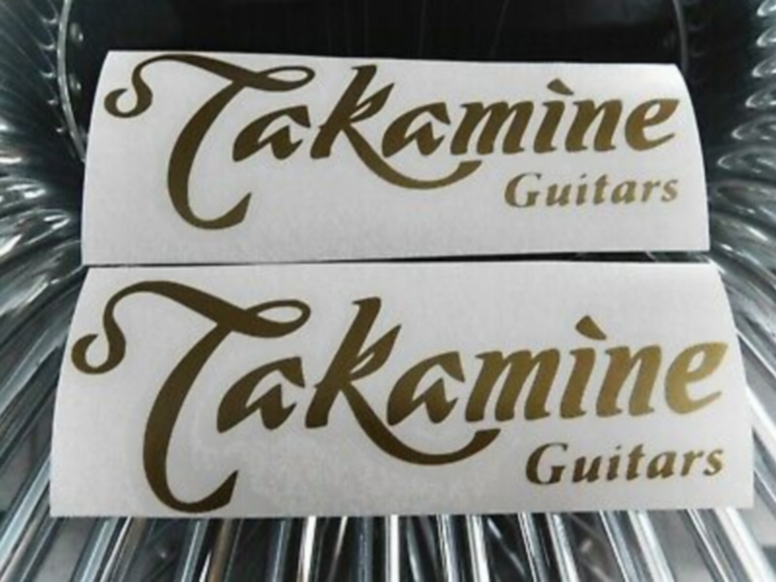 2pcs takamine , sticker, stickers vinyl decal autocollant