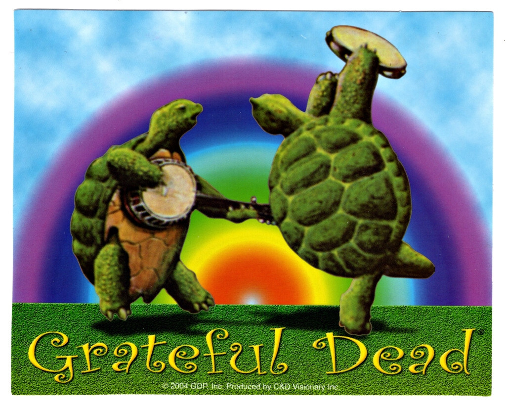 Grateful Dead Terrapin Turtles Sticker Decal Hippie Biker Rock n Roll