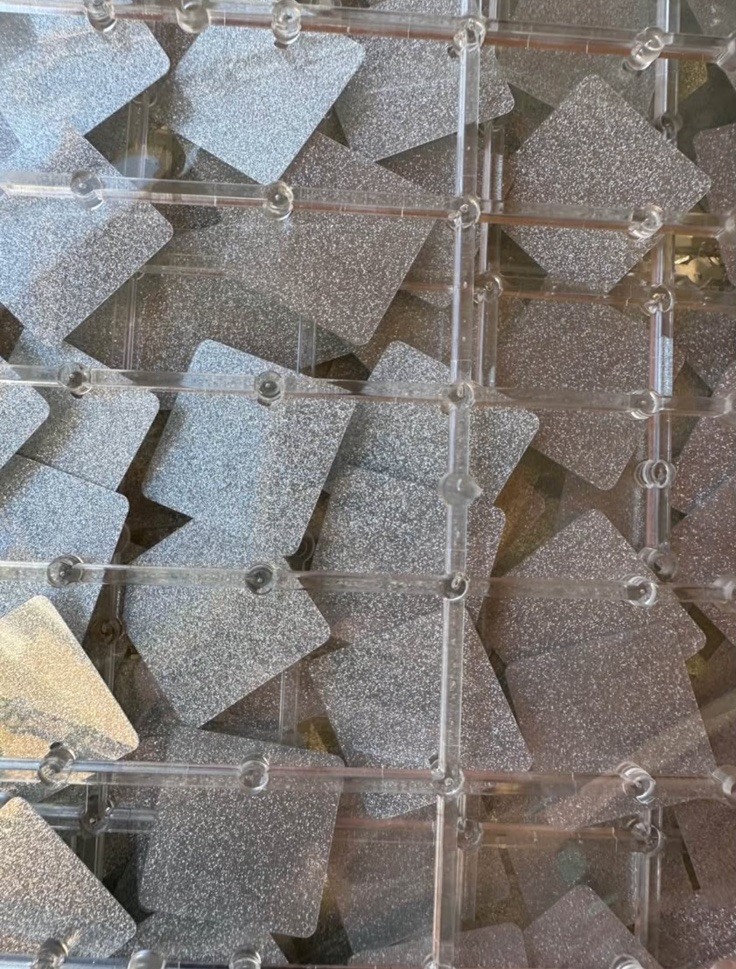 Shimmer Silver Glitter Wall Panels 12×12 Pack Of 24