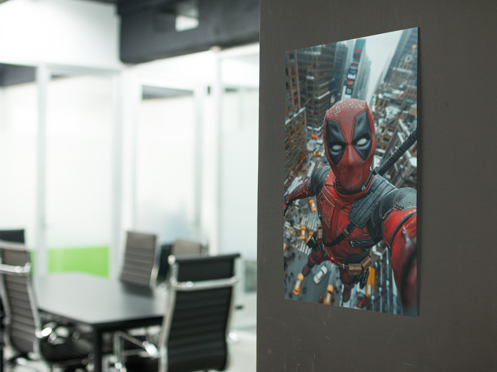 Masked Antihero Hanging Wall Vinyl Decal Poster Print Removable Adhesive Graphic