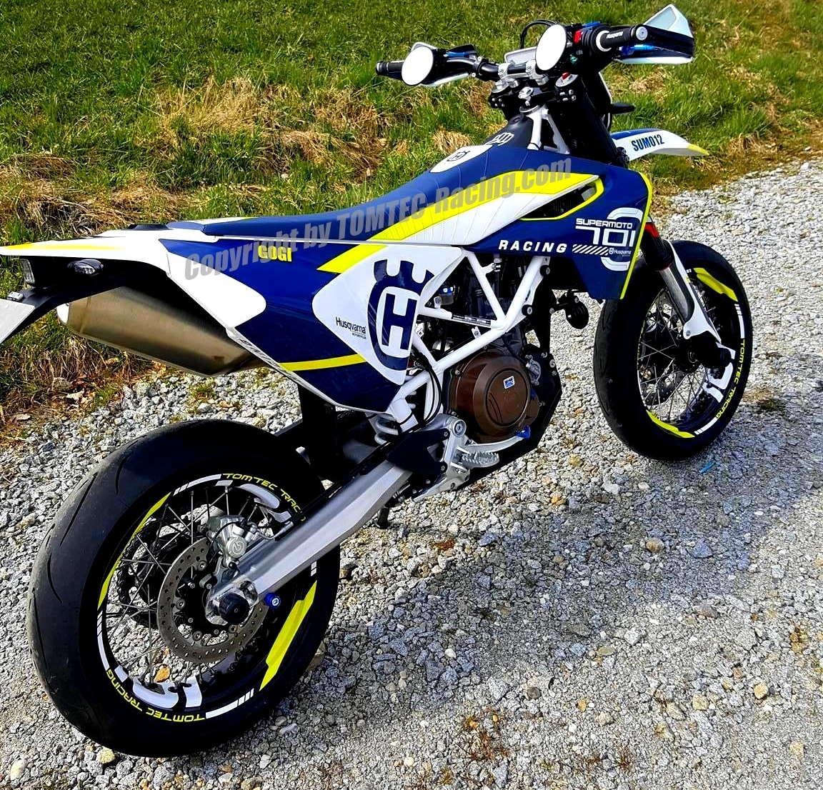 Felgenringaufkleber Wheels Decor Rims Supermoto Husqvarna 701 FS Fe 450 501 610