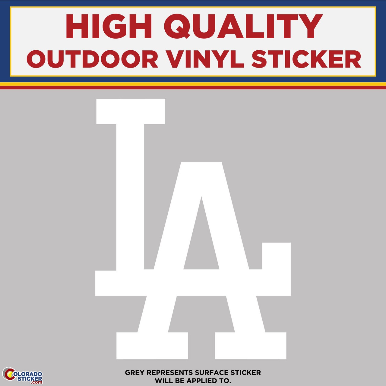 LA Die Cut , High Quality Vinyl Sticker Decal