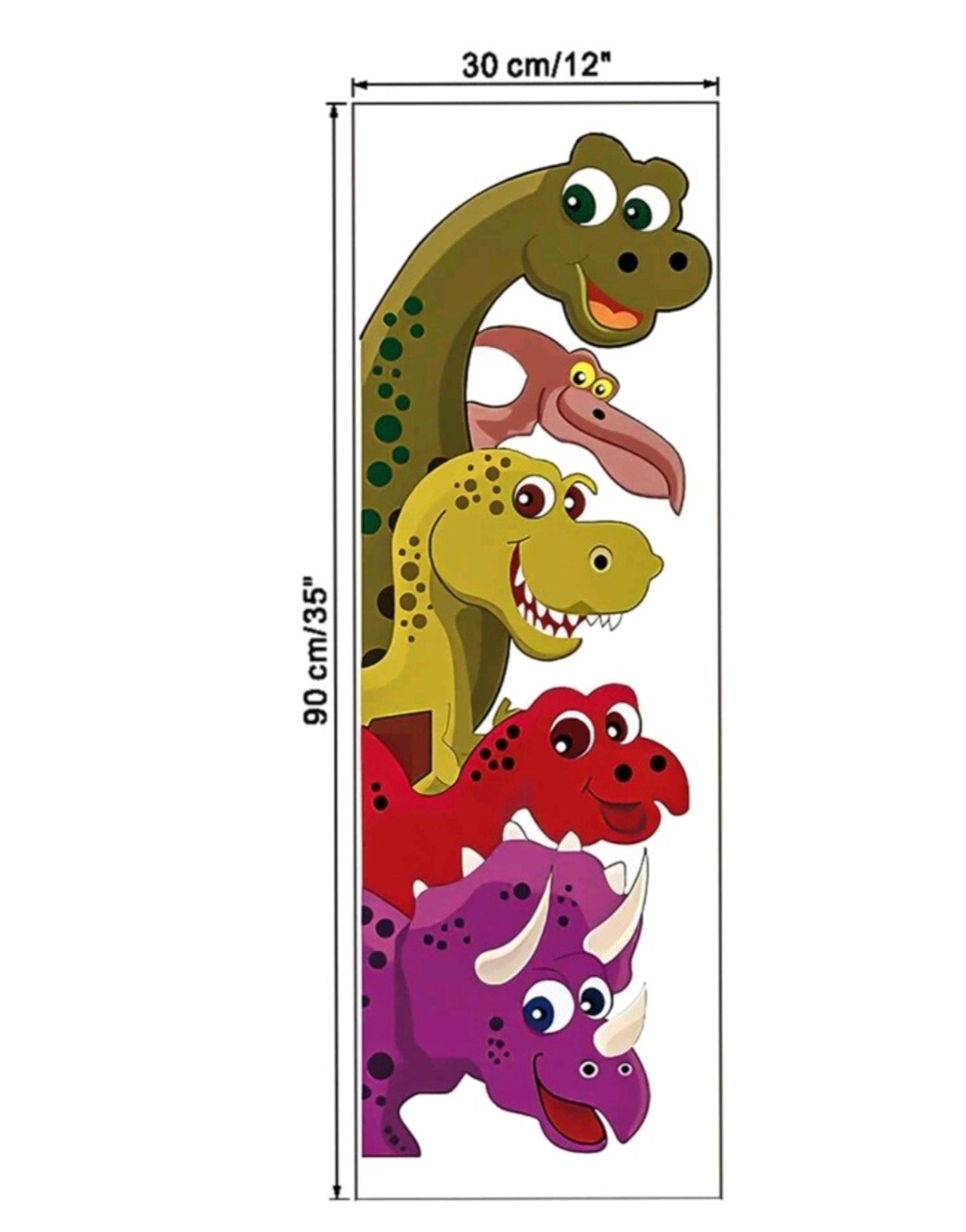 "1pc Cartoon Dinosaur Wall Sticker – Modern PVC Vinyl Decal for Home Decor,…