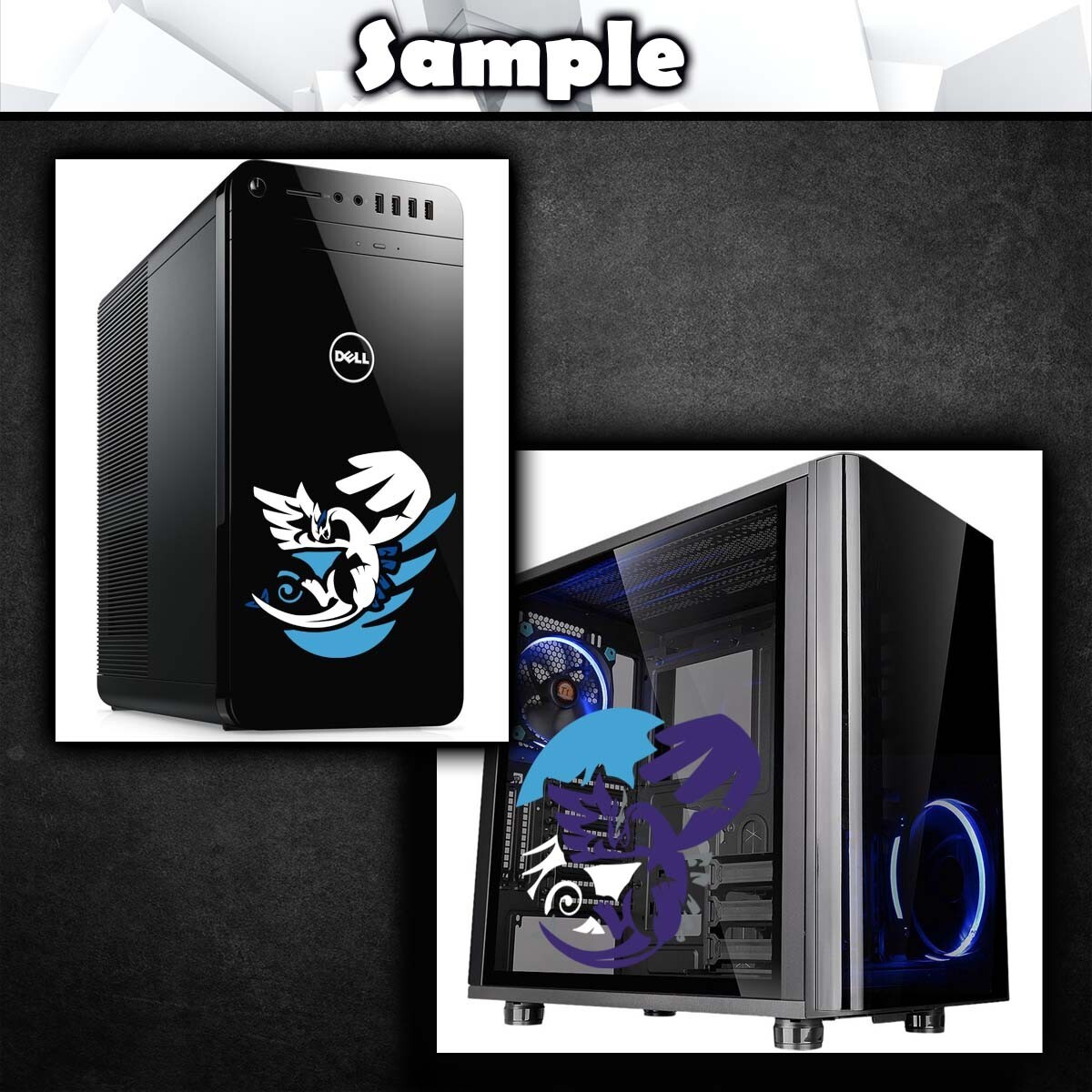 Lugia Vinyl Decal Sticker (Anime Video Game Monster Car Window Laptop PC Tower)