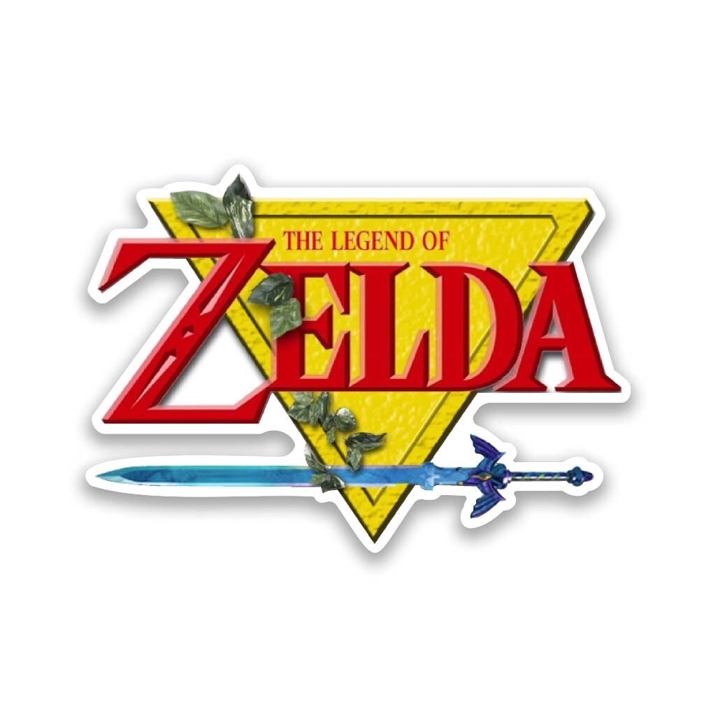 Zelda Vinyl Sticker 4" Wide – Included Two Stickers